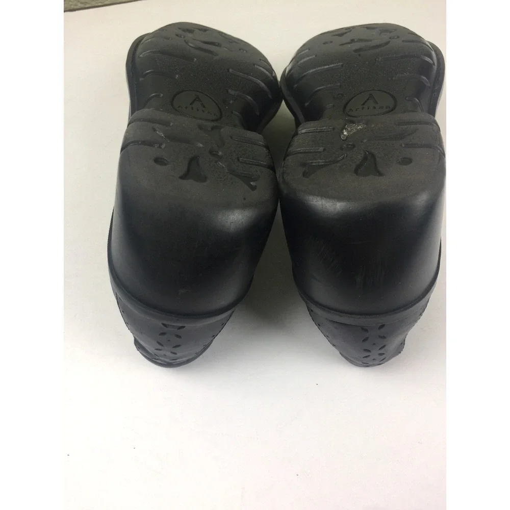 Womens shoes Loafer Black Wedge Stretch Top Eyelet Clarks Artisan‎